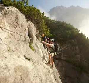 Klettersteig im Muttekopfgebiet in Imst